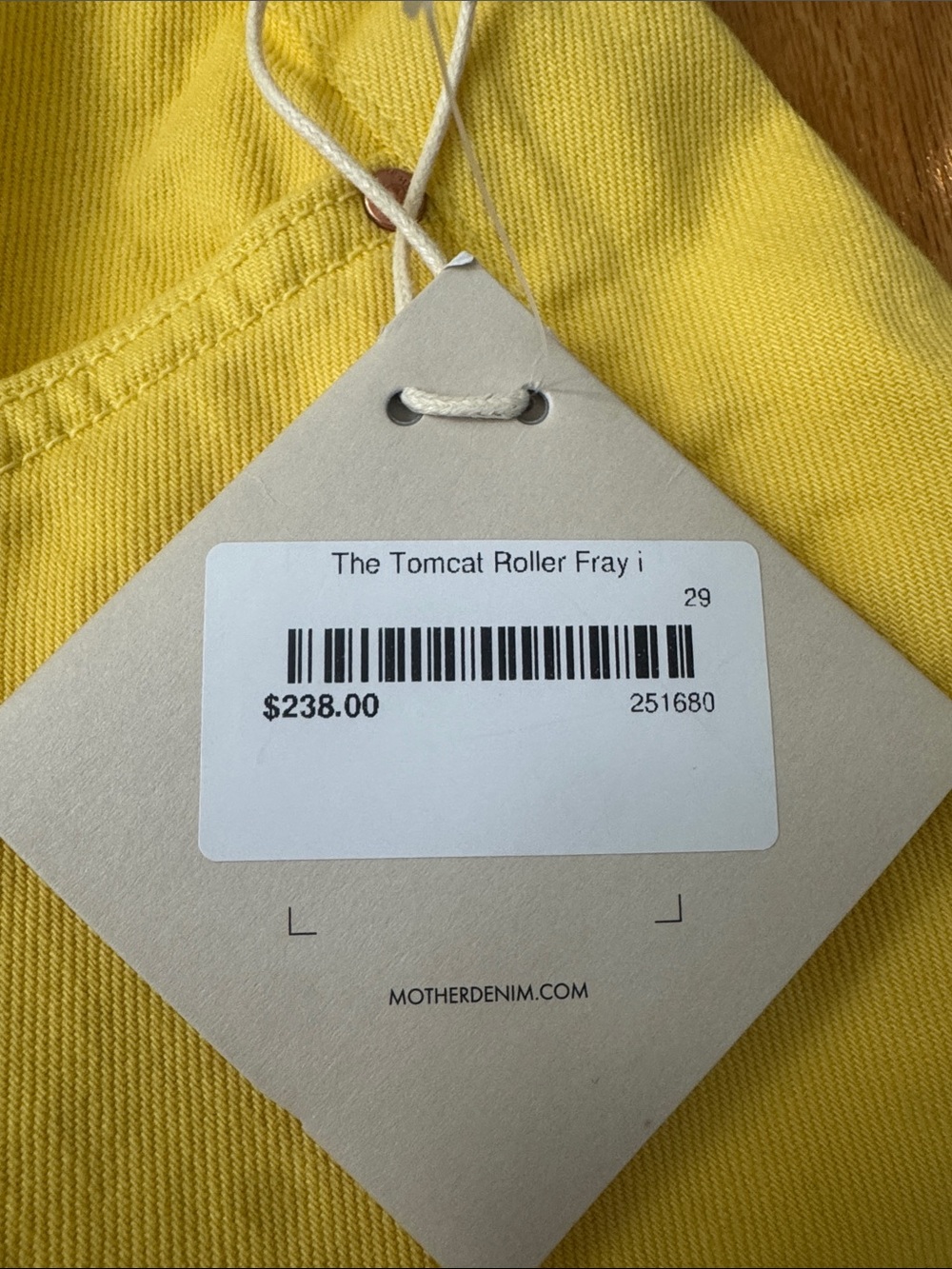 MOTHER Sunshine Horseplay The Tomcat Roller Fray NWT - Picture 4 of 8